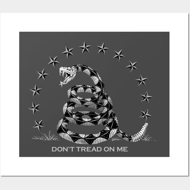 Dont Tread On Me - DTOM Wall Art by DDGraphits